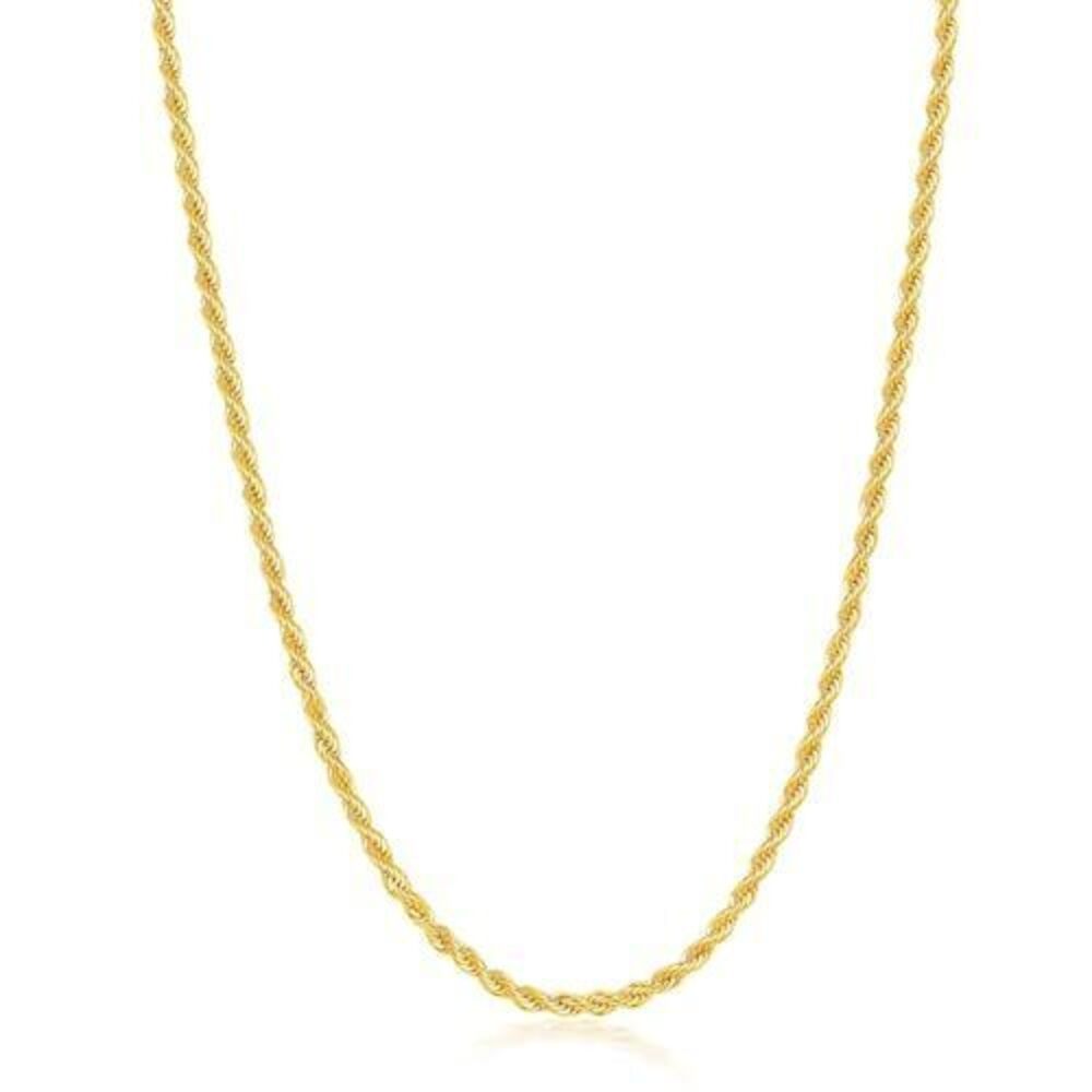 5629 18K Gold Plated Necklace , 2.5mm Chain Necklace, 18K Gold Plated